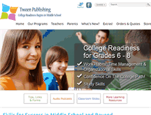 Tablet Screenshot of middleschoolguide.com